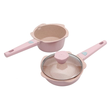 

Multifunctional Household Baby Food Pot Non-stick Baby Cookware Pot Milk Soup Pot Cooking Frying Pan Set for Home Kitchen