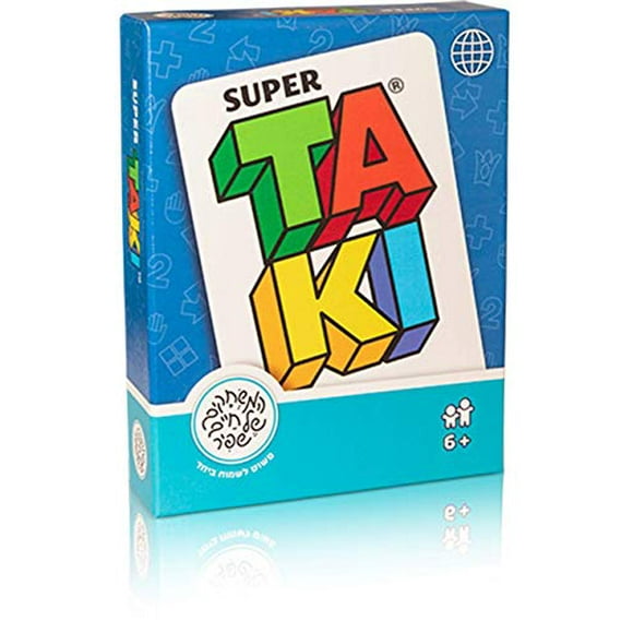 AMIGO Jeu de Cartes Super Taki pour Adultes et Enfants, Boîte Bleue