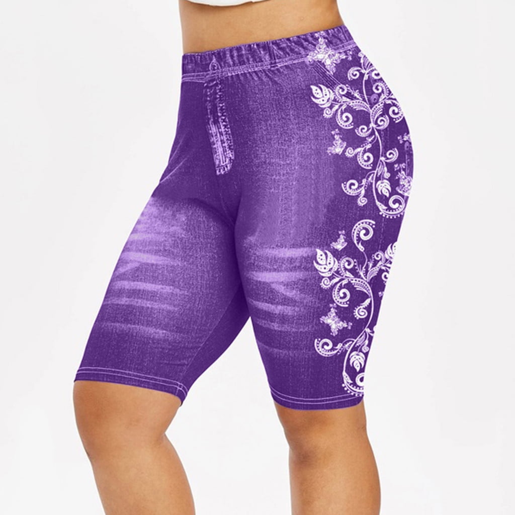 Finelylove Jegging Shorts For Women Bike Shorts Women High Waist Rise