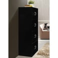 thumbnail image 3 of Hodedah HID 44 Armoire de Rangement Fermée à 8 Portes pour la Maison et le Bureau, Noire, 3 of 5