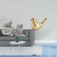 thumbnail image 2 of Figura de escritorio, estatua de gato, figura de pájaro, adorno de animal, material de resina, diseño creativo, adecuada para estantes, hogar, oficina, 2 of 8