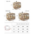 thumbnail image 2 of Vintage Floral Toaster Cover 2 Slice, Small Kitchen Appliance Covers, Elegant Pastoral Botanical Retro Art Toaster Oven Cover with Loop, Bread Machine Cover Polyester Dust Cover Protection, 2 of 4