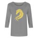thumbnail image 5 of TaTaai Womens New Year 2026 Print Three Quarter Sleeve Round Neck Casual Top Holiday Celebration Blouse Festival Party Wear Gift, 5 of 5