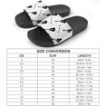 thumbnail image 2 of GZHJMY Stylish Slides for Women Men, Black and White Guitar Soft Flexible Slip-on Sandals Slippers, 2 of 7