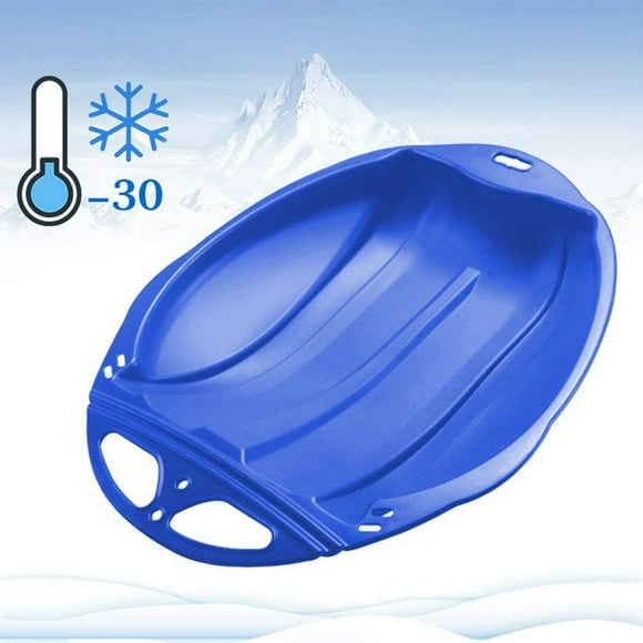 Hovilon Clearance!Plastic Snow Sleds for Kids and Adult, Durable Downhill Sprinter Toboggan Snow Sled with 2 Handles, Winter Lightweight Sled ,Outdoor Skiing Board Snow Grass Sand Board