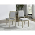thumbnail image 5 of Steve Silver Carena Polyester Upholstered Side Chair in Brown (Set of 2), 5 of 5