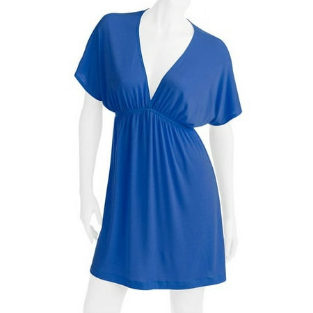 Juniors' Plus Knit Dolman Dress