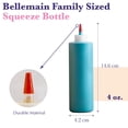 thumbnail image 4 of Botellas Squeeze Bottles Bellemain de 4 onzas para salsas con embudo y etiquetas, 4 of 6
