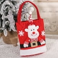 thumbnail image 6 of Kbndieu Christmas Gift Bags with Handle Xmas Candy Bags Santa Snowman Deer Bear Fabric Bags Goodie Party Favor Bags for Kids Holiday Party Supplies Christmas Bags on Clearance, 6 of 8
