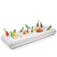 thumbnail image 1 of 1 paquete de barra inflable para servir hielo, 135*65 cm, enfriador de bebidas para fiestas en la piscina, bandeja de hielo, contenedores de bebidas para fiestas de verano, 1 of 5