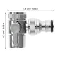 ITSELFER Faucet Adapter Diverter Valve Sink Faucet To Hose Adapter