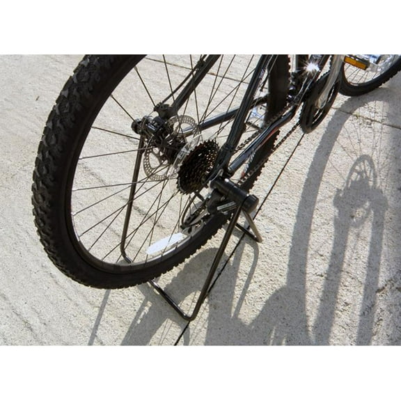 Worgeous Bike Repair Stand Vertical Standing Bike Rack Black 1Pcs