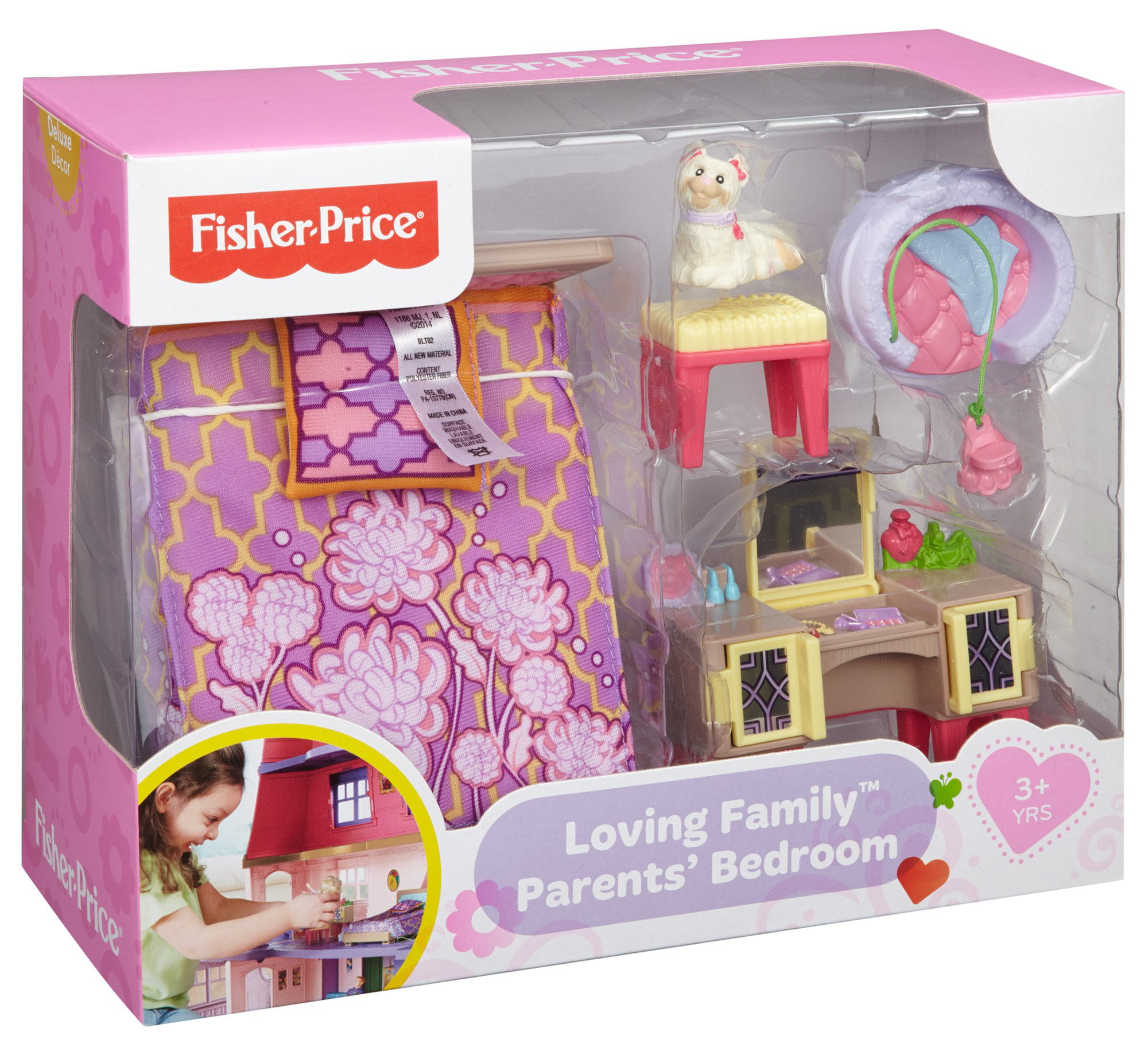 2014  FISHER PRICE LOVING FAMILY PARENTS'  BEDROOM NEW 