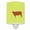 Green, variant on Ankole-Watusu Cow Pink Check Ceramic Night Light