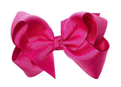 4" Paire Filles Handmade Rose Frozen Character HAIR BOWS