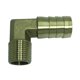 thumbnail image 2 of Conector de manguera de púas de latón Conector de púas de manguera de Adaptadores roscados industriales de resistencia a la corrosión 16 mm de púas, 2 of 8