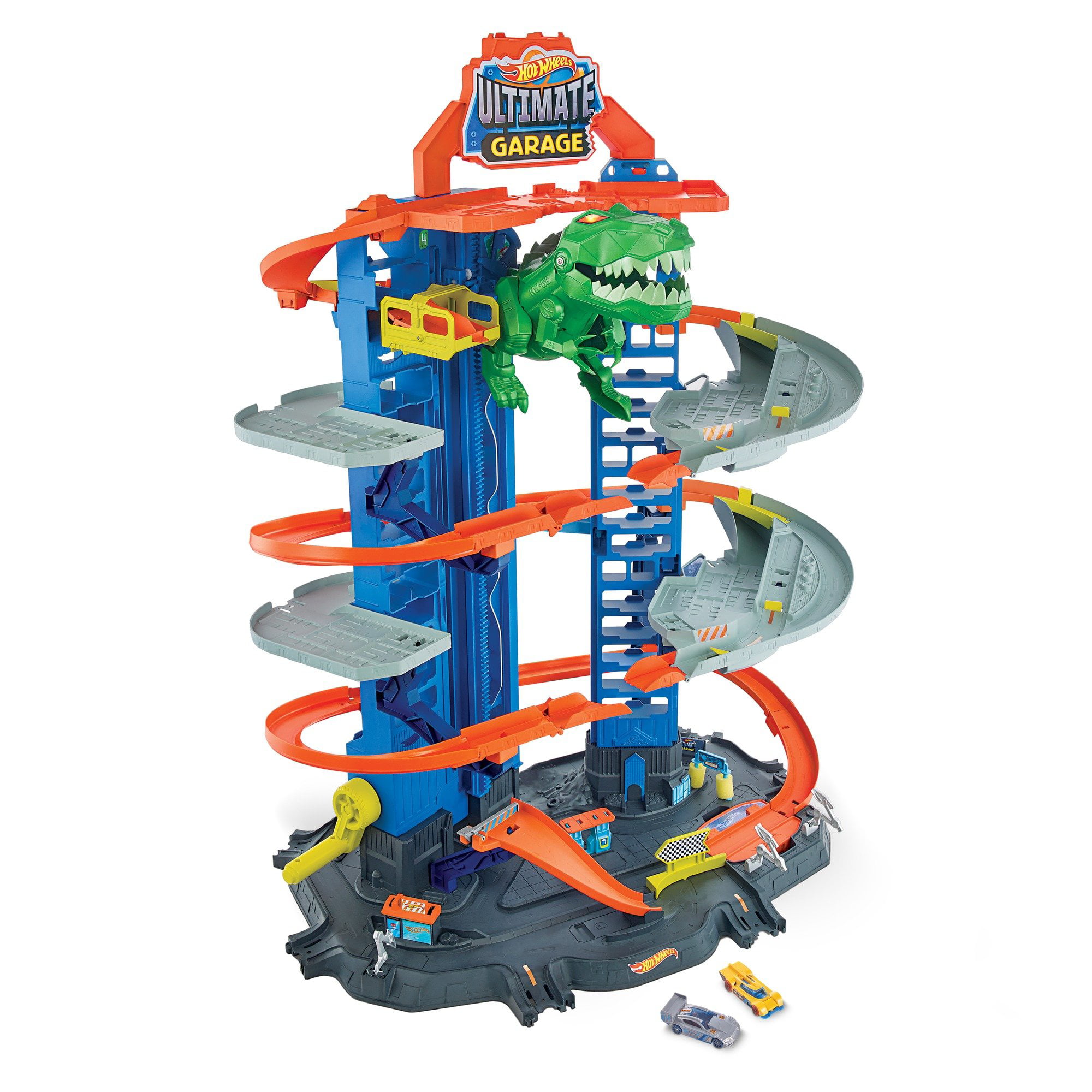 9 Play Zones for sale online Hot Wheels Ultimate Garage Playset with 5 Cars Car Wash Helicopter 