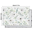thumbnail image 5 of Pioneer Flower Floral Print Pattern Summer Placemats Table Placemats Set Of 6-Linen Kitchen Washable Placemats Table Mats 12x18 Inch Non-Slip Heat Resistant, 5 of 5