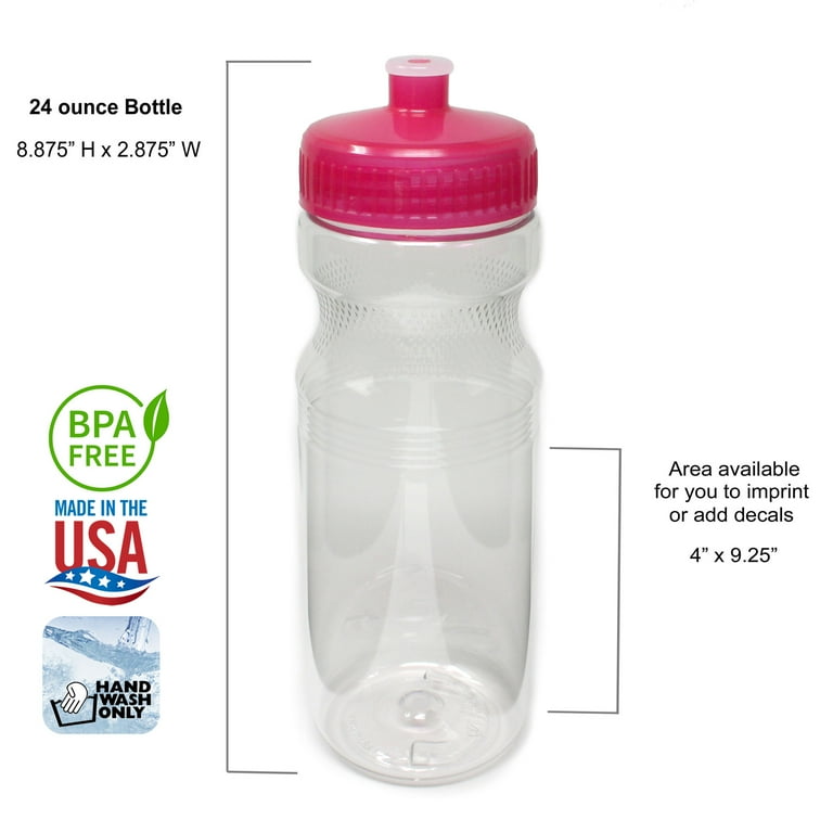 Rolling Sands BPA-Free 24oz Water Bottle Bulk(30 Pack, Made in Usa)