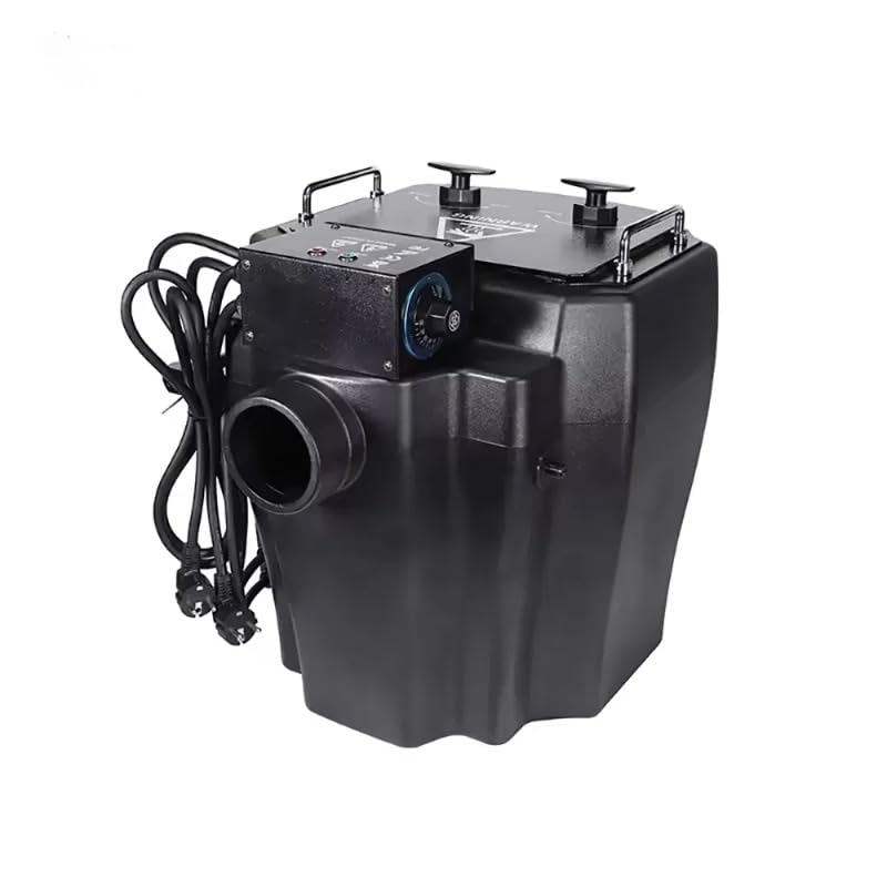 Stage Smoke Effect Equipment 3500W Low Fog Dry Ice Machine with Cart Flight Case
