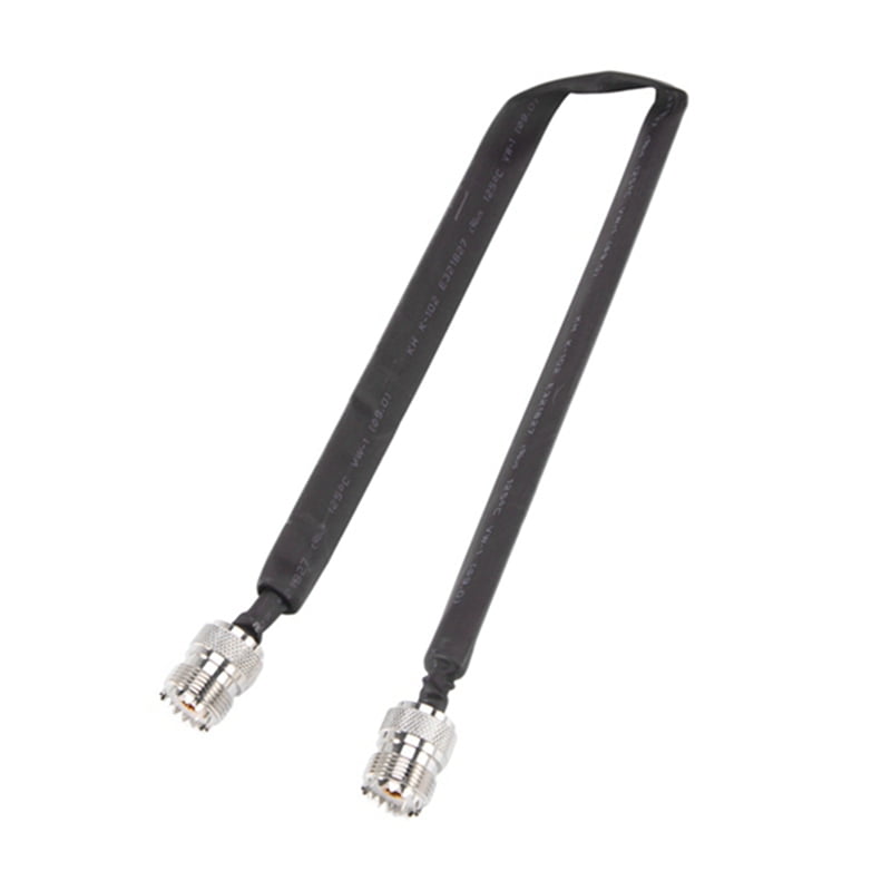 Door/Window Pass Through Flat RF Coaxial Cable SO239 UHF Female To UHF