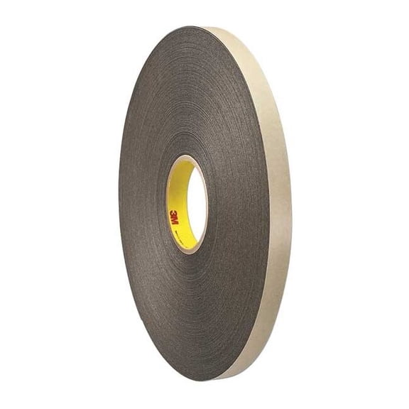 3m Foam Tape, Black, 72 yd L, 1 in W 4492