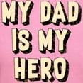 thumbnail image 3 of CafePress - My Dad Is My Hero Women's Dark T Shirt - Women's Traditional Fit Dark T-Shirt, 3 of 4