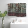 thumbnail image 2 of Nawy Autumn Forest Tree Mystic Foggy Orange Leaves Kitchen Towels 2-Piece Set 27.5*16in for Kitchen Bathroom Shower 27.5*16in, 2 of 6