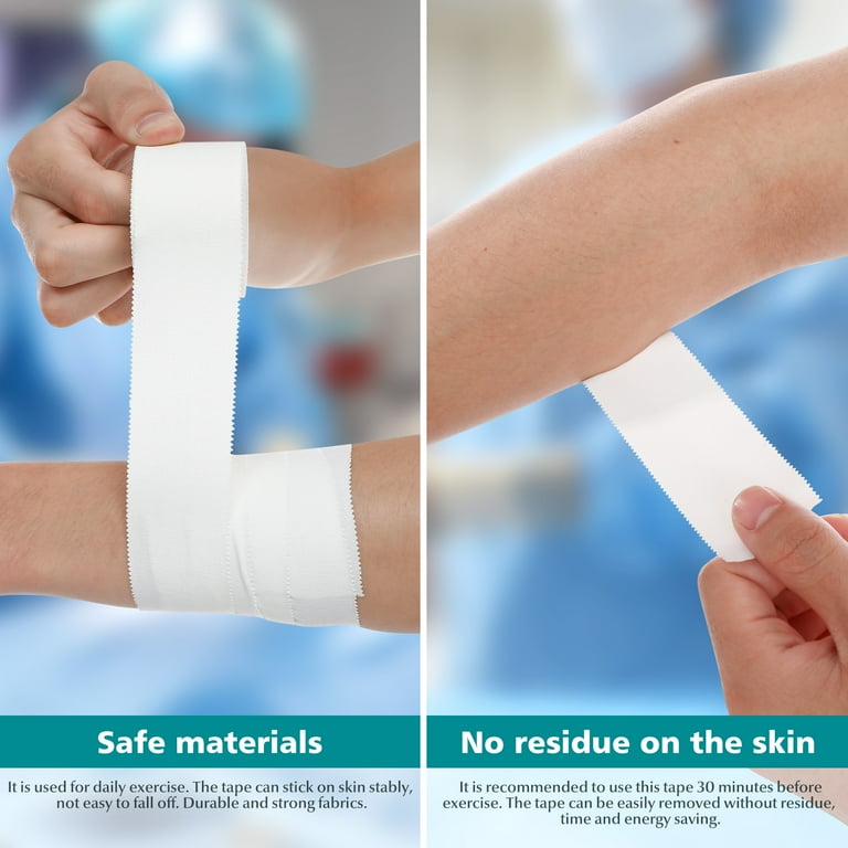 Therapy Tape for Athlete Fabric Adhesive Athletic Ankle White Out 