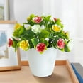 thumbnail image 6 of Small Fake Potted Plants, Mini Artifical Flower Greenery Indoor for Living Room Bedroom Kitchen Bathroom Office Home Desk Shelf Windowsill Decor, 6 of 6