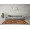 thumbnail image 3 of Ahgly Company Indoor Round Southwestern Brown Country Area Rugs, 4' Round, 3 of 4