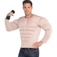 thumbnail image 1 of Disfraz de culturista para hombres adultos, disfraz de camisa muscular, disfraz de Halloween para adultos, 1 of 3