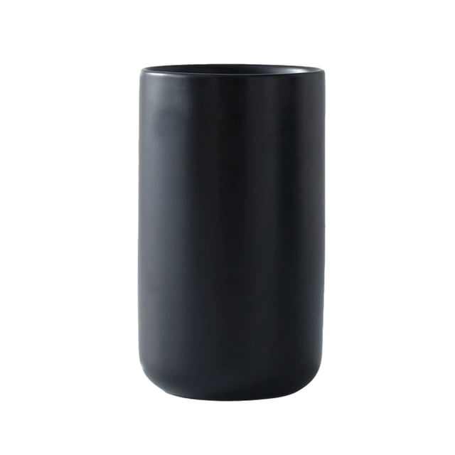 Ounissouiy Soporte para utensilios de cerámica elegante y limpio para cocina, adecuado para diferentes estilos de cocina, soluciones de Organizadores de utensilios de cocina negro grande