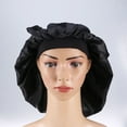 thumbnail image 4 of FUEENIRVA large bonnet for sleeping Dacron Black Wide Brim 1Set, 4 of 4