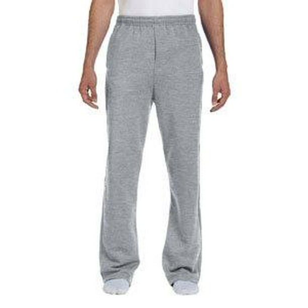jerzees nublend open bottom sweatpants