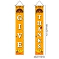 thumbnail image 3 of Thanksgiving Door Couplet Curtain Set, Pumpkin Maple Leaf Turkey Patterned Door Hanging, 2 Panel Harvest Festival Decor, Ornament for Front Door Home Thanksgiving, 3 of 7