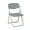 Gray, variant on Office Star Products Folding Chair with Black Plastic Seat and Back and Black Frame. (4 Pack)