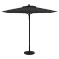 thumbnail image 4 of Parasol de marché rond à bouton poussoir pour patio de 2,3 m HOMETRENDS, noir, 4 of 9