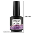 BONINGGG Nail Glue New Vegetable Nail Oil Bottle Nail Oil 15ML Rubber