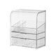 thumbnail image 4 of Organizador de maquillaje, caja de almacenamiento de maquillaje con tapa antipolvo, elegante y ligera. con soporte para lápiz labial, 4 of 9