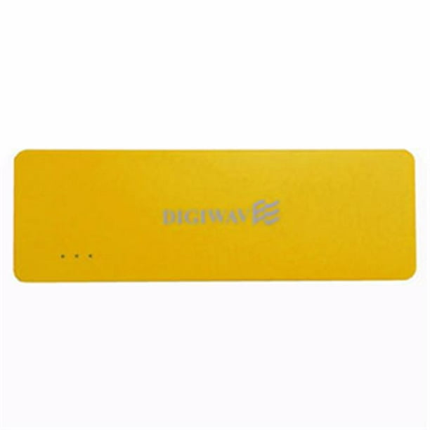 Digiwave DCP1030Y Yellow Banque d'Alimentation Intelligente Portable 3000Mah - Yellow