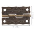 thumbnail image 2 of Shisuyan Retro Elegance Drawer Hinge Golden Iron 40Pcs, 2 of 8
