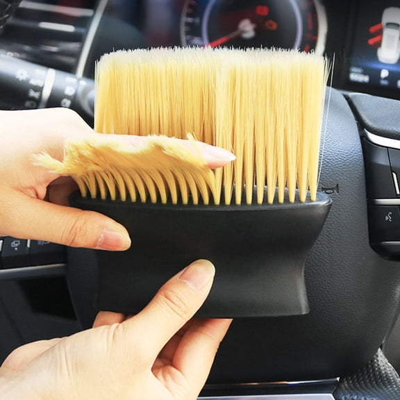 COSMOBETTY 2Pcs Car Detailing Brushes Set for Car Maintenance and Household Cleaning