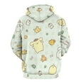 thumbnail image 5 of Pompompurin Hoodie 3D Print Pullover Hooded Long Sleeve Sweatshirts Tops Blouse with Pocket for Mens Womens, 5 of 6