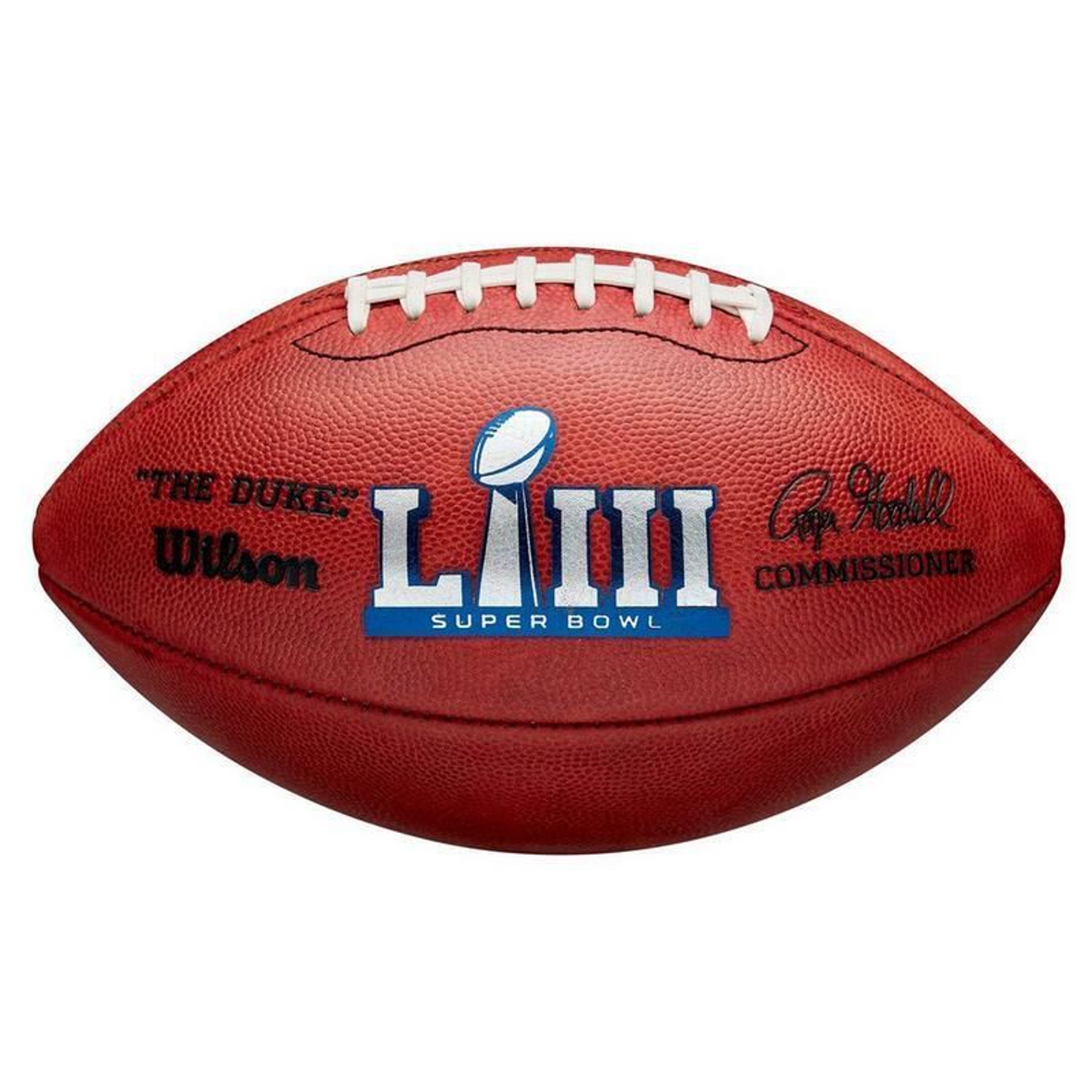 Official Leather NFL SUPER BOWL 53 LIII Full Size Game Football 