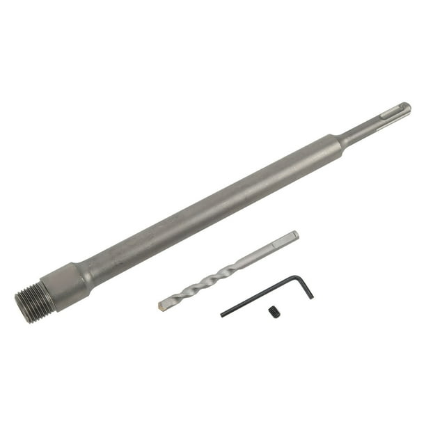 Adaptador De Vástago De Broca, Vástago Convertidor De Taladro Soldadura Fina Redonda Alta Resistencia 220mm Resistencia Al Desgaste Para Martillo Eléctrico ANGGREK Adaptador de vástago de broca