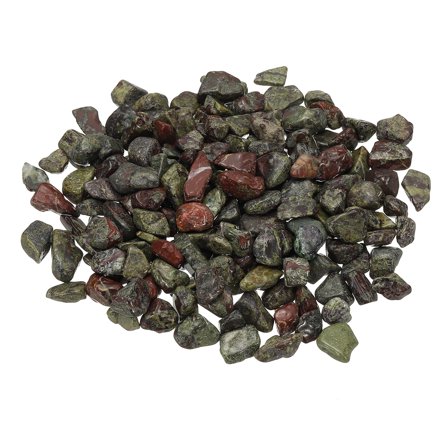 Uxcell Tumbled Chips Stones, 1lb/500g Fluorite Tumbled Gravel Gemstone Crushed Stones Crystal Natural Rocks Bulk for Jewelry Making Crafts Vase Filler Plant Decor, Dark Red Jasper