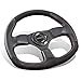 thumbnail image 3 of NRG Innovations ST-009CFRS Carbon Fiber Steering Wheel with Red stitching (320mm Flat Bottom), 3 of 4