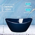 thumbnail image 4 of DSstyles Porcelain Bowls Set, 42 Ounce Ceramic Bowls, 4 Pack Premium Ceramic Serving Bowls, for Cereal, Soup, Salad, Pasta, Prep, Rice, Ice cream, Microwave & Dishwasher Safe, 4 of 9