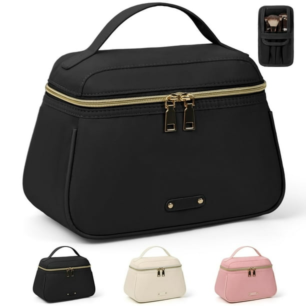 Bolsa de Cosmeticos de Viaje Para Mujer,Bolsa Cosmetiquera Con Asas,Neceser de Viaje Impermeable,Multifuncional Bolsa de Maquillaje Portátil,Makeup Bag de Gran Capacidad
